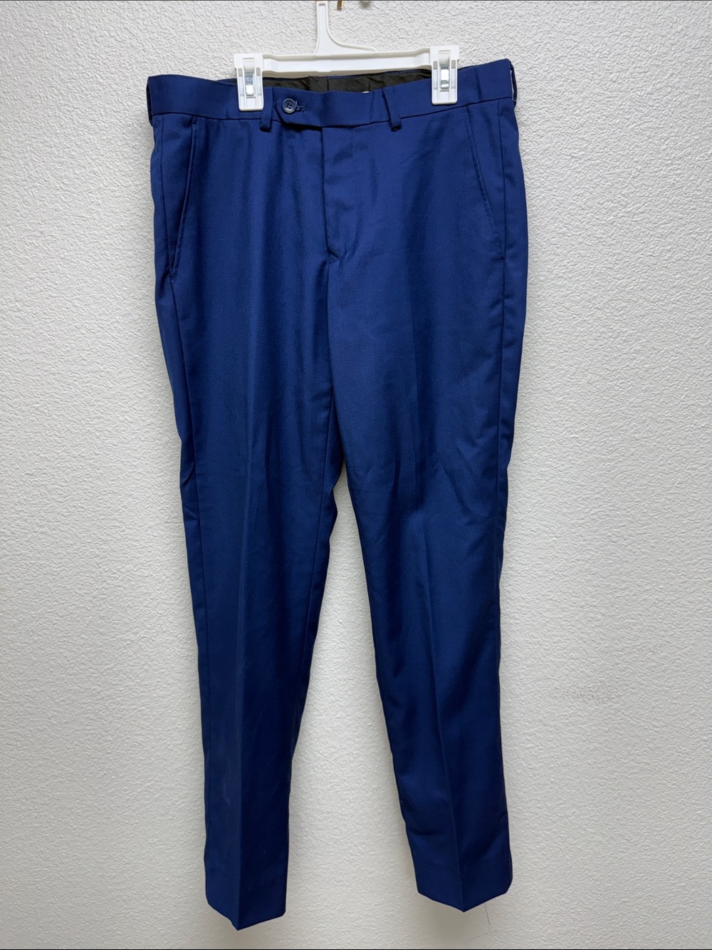 Classic Men's Dress Pants in Navy Blue 30R